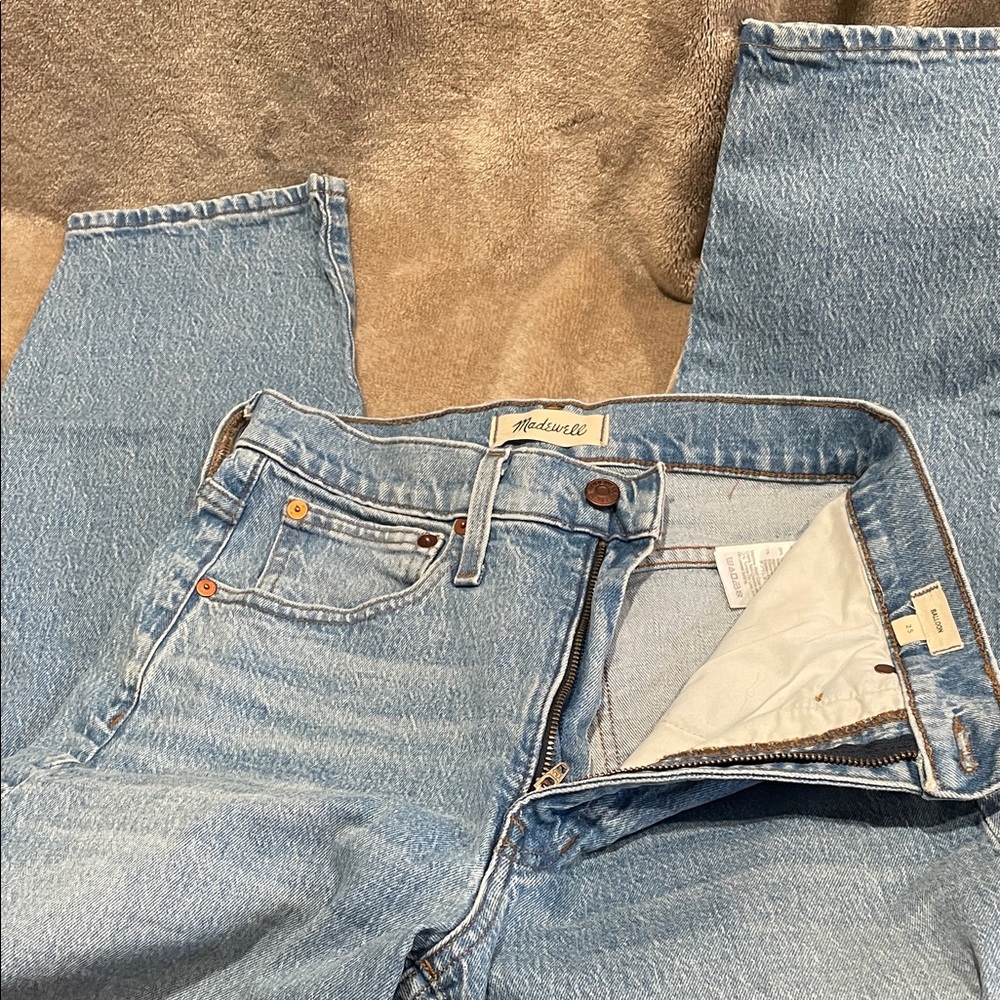 Madewell Light Blue Balloon Jeans - Picture 3 of 5